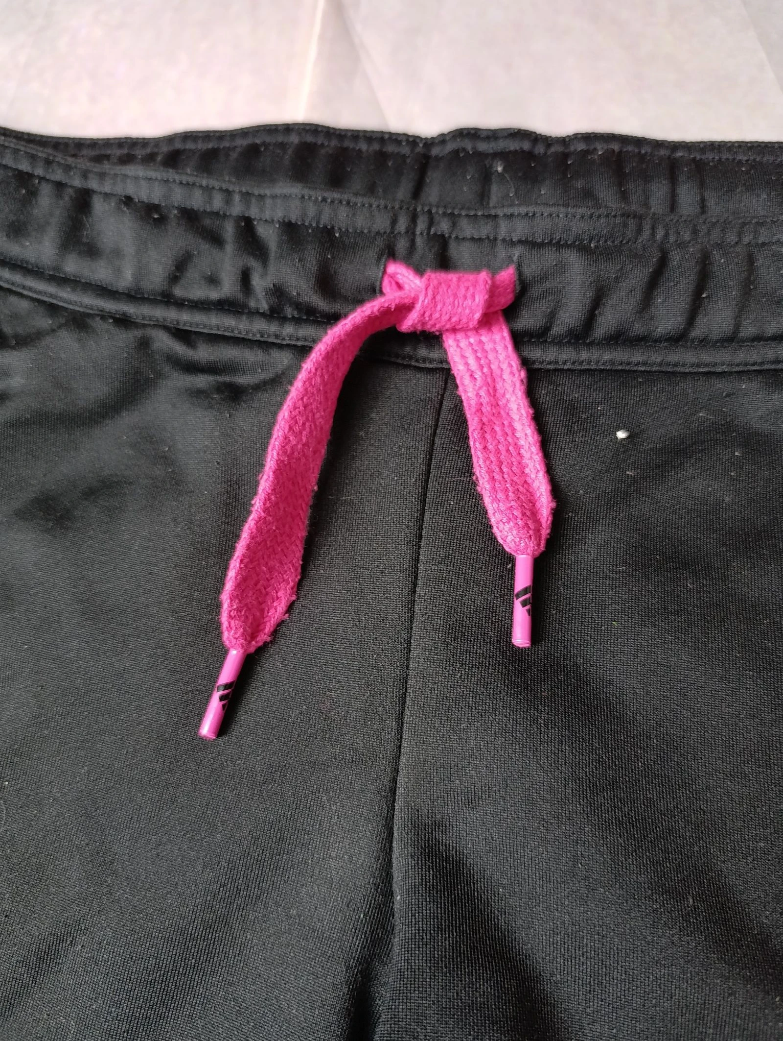 Pantalones de chándal Adidas para mujer, negros con rayas rosas, talla M – photo 6